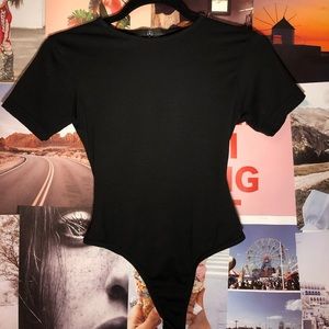 ♡ Black Misguided Bodysuit ♡